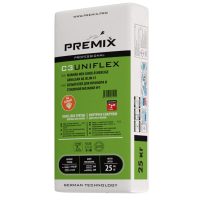 Premix C2 (25 Kr) Unifex эпистифицированныи клеи для керамогранита и плитки (в паллета 48 )